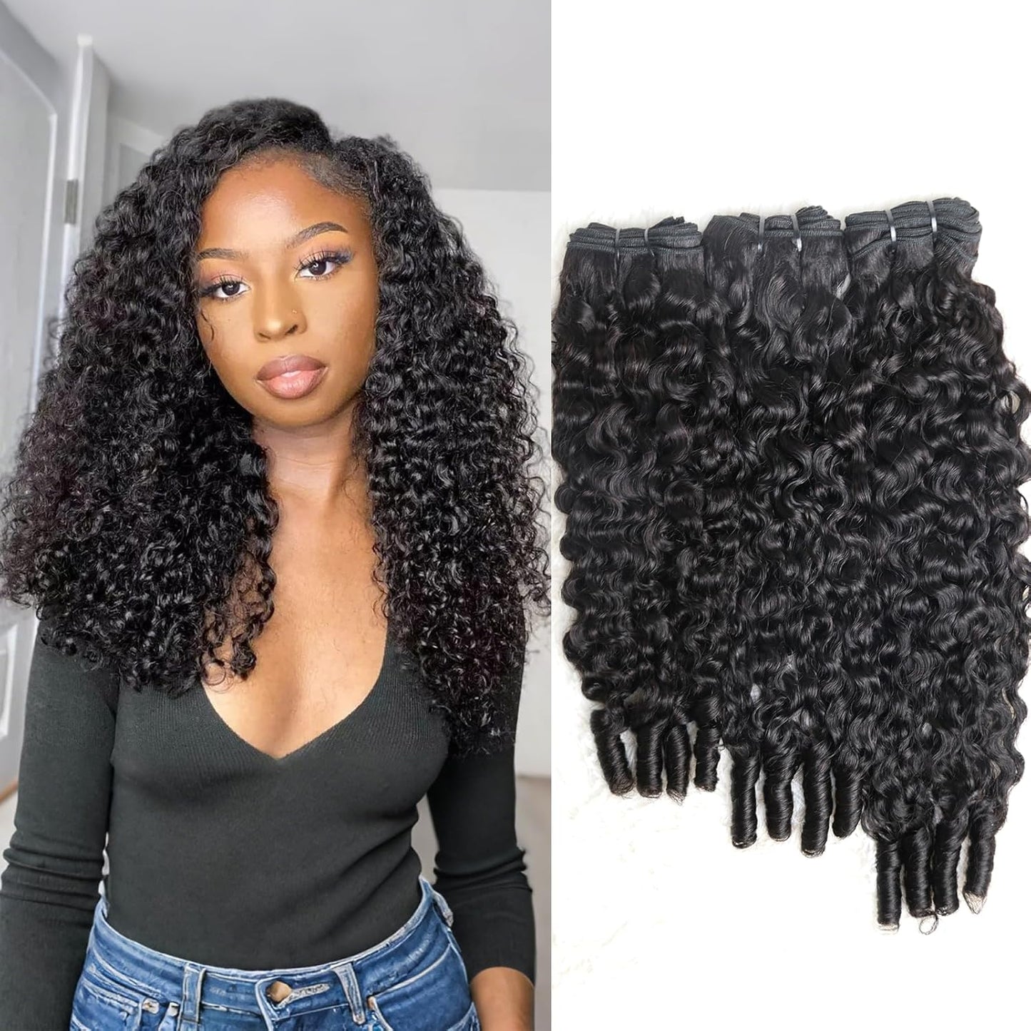 Burmese Curly w/Spiraled Ends