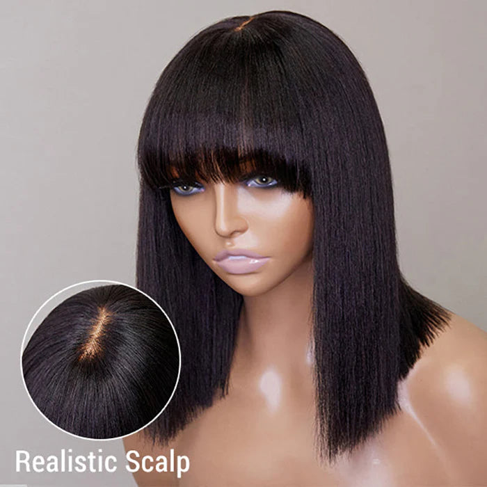 CICI 12 inch Realistic Yaki BOB w/natural lace part