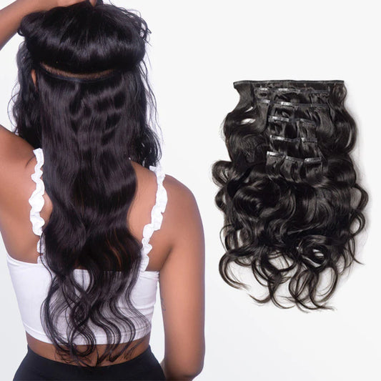 Body Wave Seamless Clip Ins